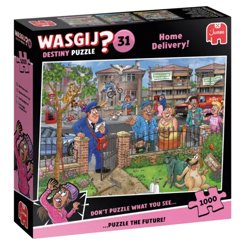  Jumbo PRE-ORDER - Wasgij Destiny 31 - Home Delivery! - 1000 pièces 