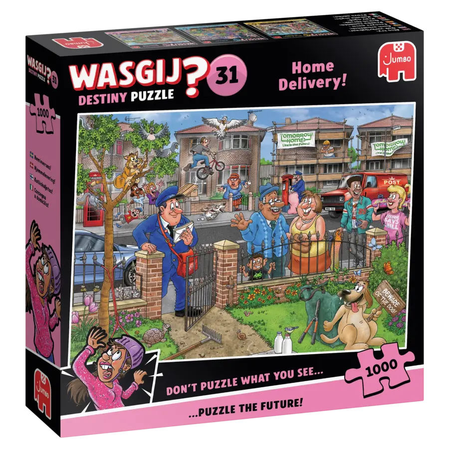 Wasgij Destiny 31 - Home Delivery! -puzzle of 1000 pieces-1