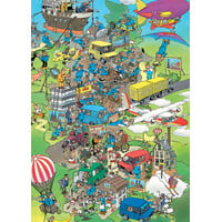 thumb-Livraison Chaotique - Jan van Haasteren Oldtimers - puzzle de 1000 pièces-2