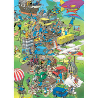 thumb-Parcel Panic - Jan van Haasteren Oldtimers - puzzle of 1000 pieces-2
