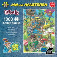 thumb-Livraison Chaotique - Jan van Haasteren Oldtimers - puzzle de 1000 pièces-3