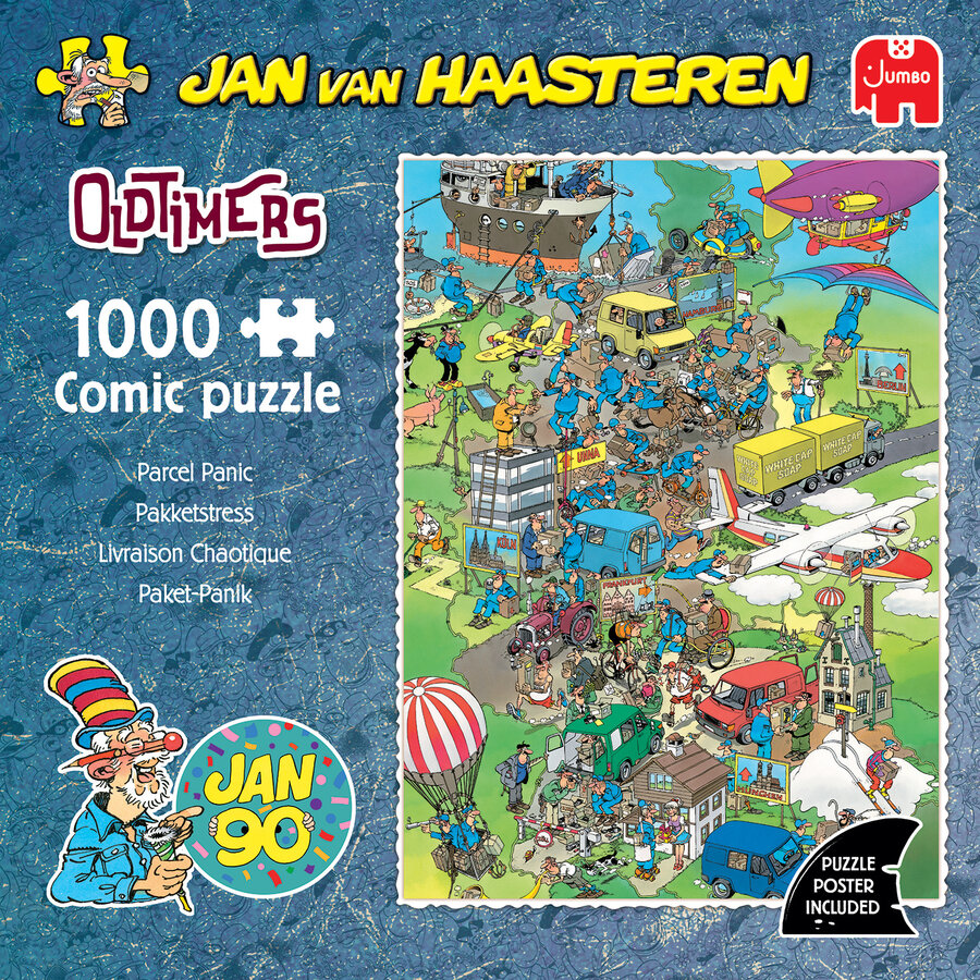 Parcel Panic - Jan van Haasteren Oldtimers - puzzle of 1000 pieces-3