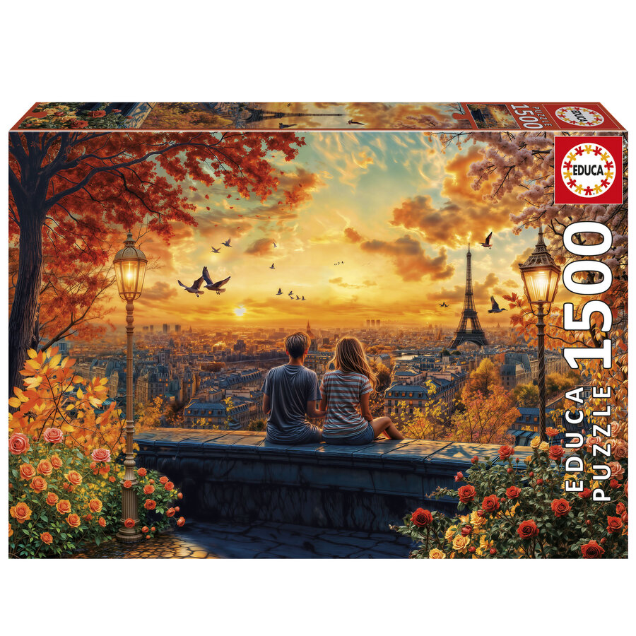 In Love in Paris - jigsaw puzzle of 1500 pieces-1