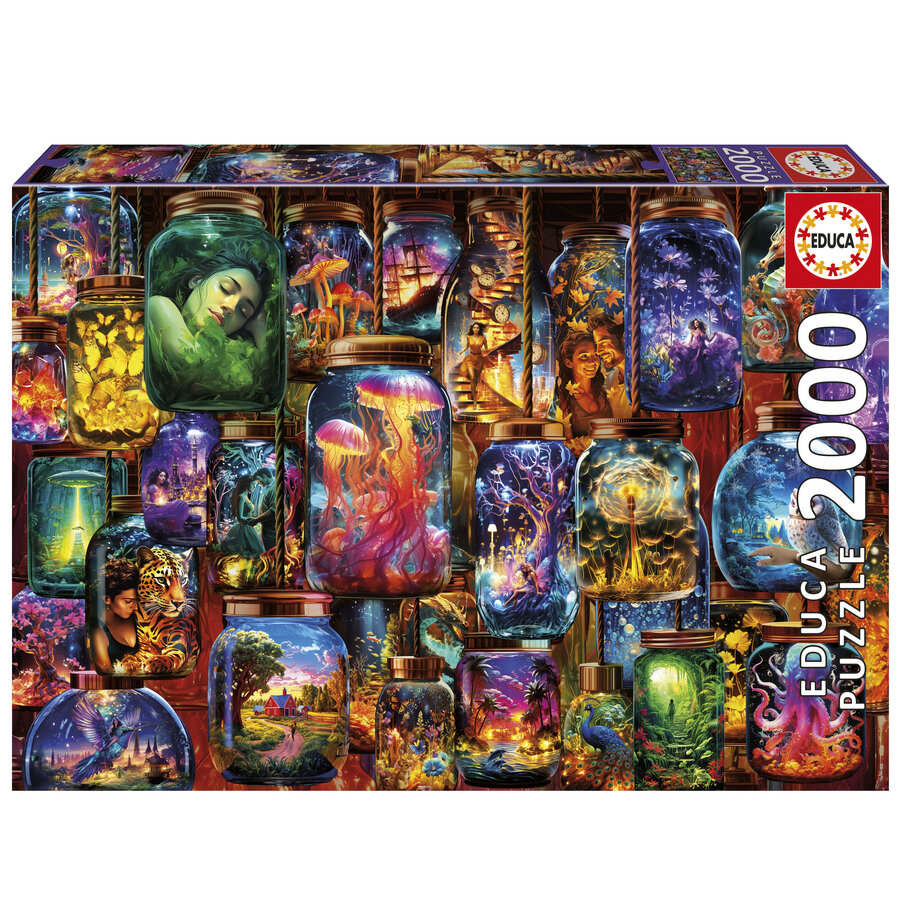 Dreams in Jars - jigsaw puzzle of 2000 pieces-1