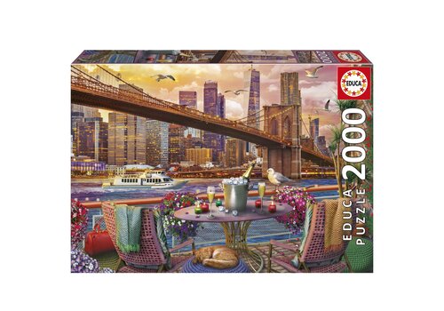  Educa Une histoire d'amour à New York - 2000 pièces 