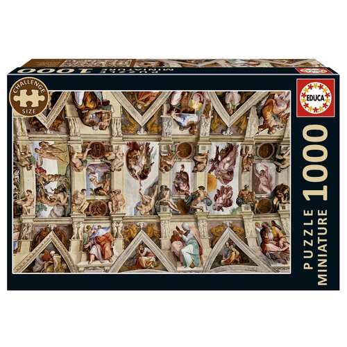 Educa Puzzle miniature - La Chapelle Sixtine - 1000 pièces 