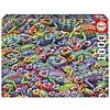 Educa Chaos van Kameleons - puzzel 1000 stukjes