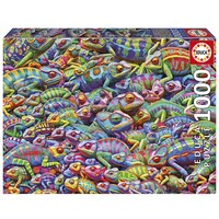 Chaos of Chameleons - puzzle of 1000 pieces