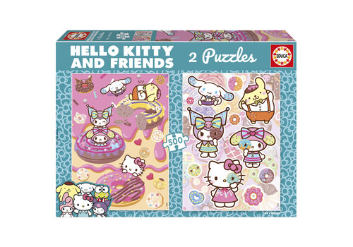  Educa Hello Kitty - 2 x 500 stukjes puzzel 