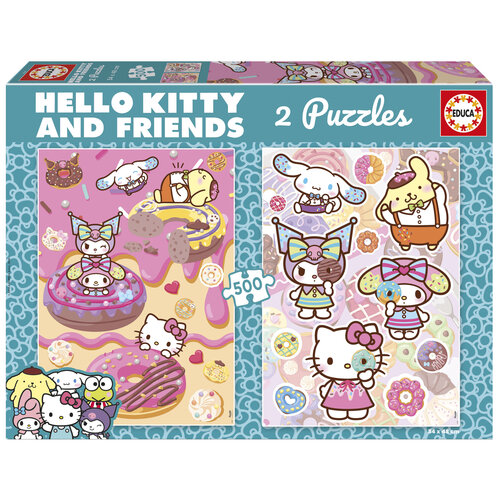  Educa Hello Kitty - 2 x 500 stukjes puzzel 