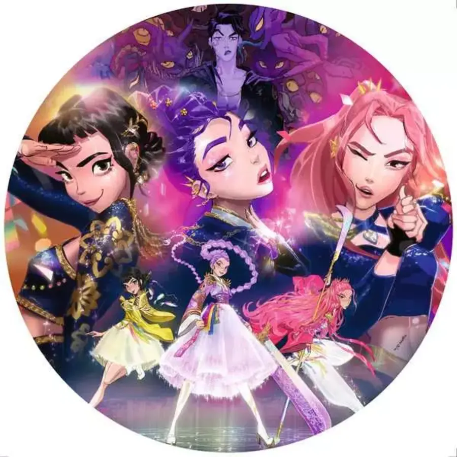 KPop Demon Hunters - Round jigsaw puzzle - 500 pieces-2