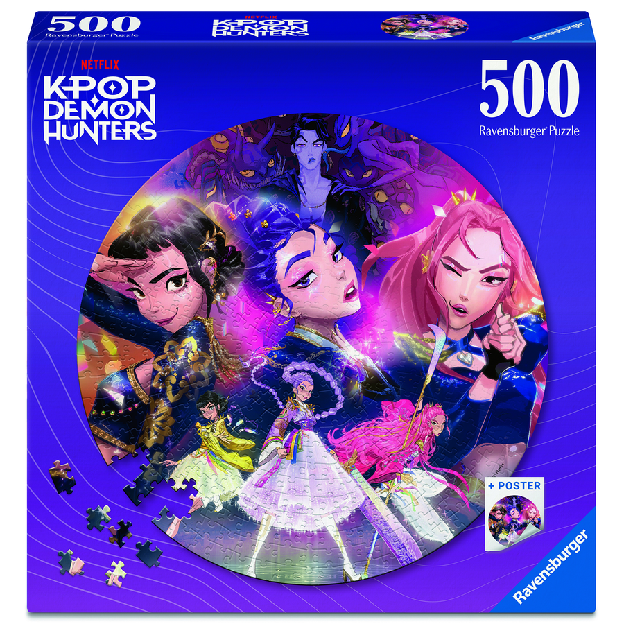 KPop Demon Hunters - Round jigsaw puzzle - 500 pieces-3