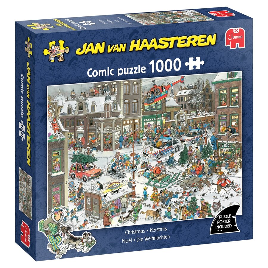 Kerstmis - Jan van Haasteren - 1000 stukjes-1