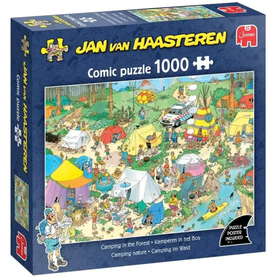 Kamperen in het bos - JvH - 1000 stukjes-1