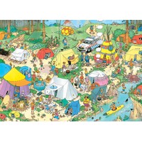 thumb-Kamperen in het bos - JvH - 1000 stukjes-2