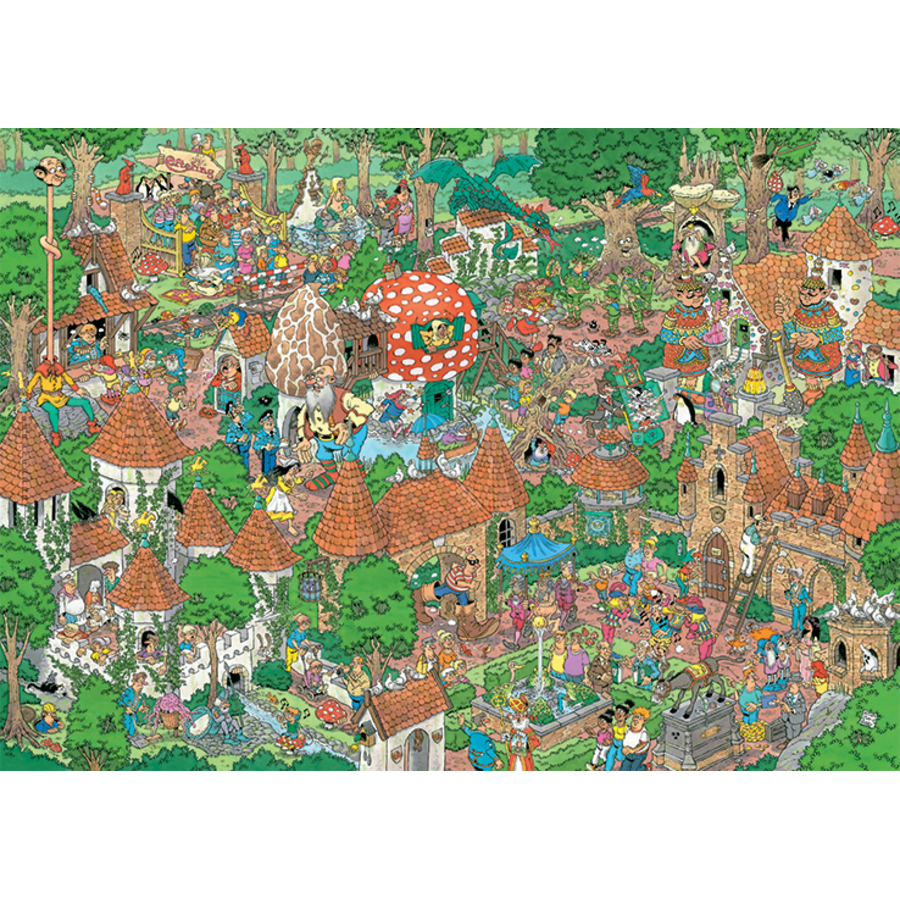 Efteling - Het sprookjesbos - Jan van Haasteren - puzzel van 1000 stukjes-2