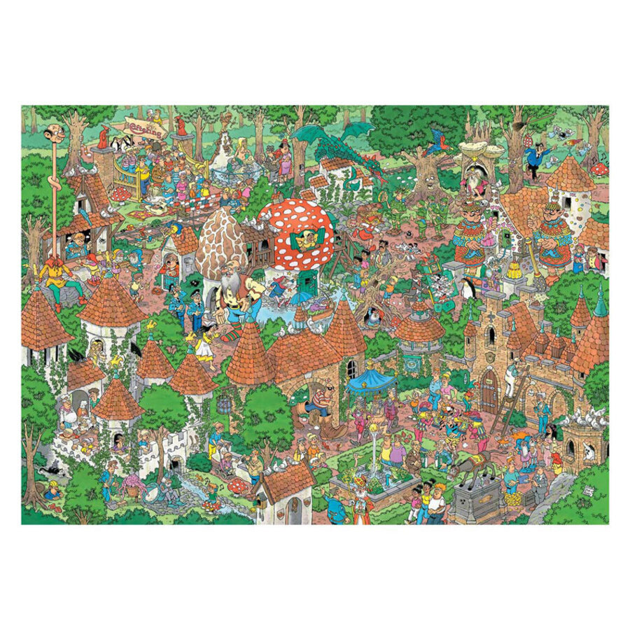 Bois des Contes - Efteling - Jan van Haasteren - puzzle de 1000 pièces-3