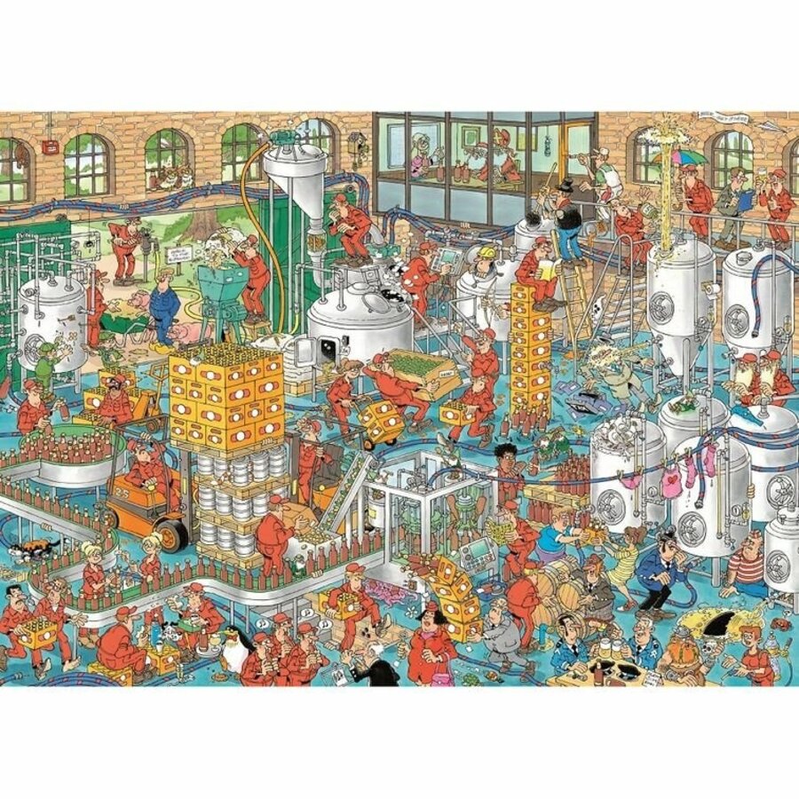 La Brasserie Artisanale  - Jan van Haasteren - puzzle de 1000 pièces-3