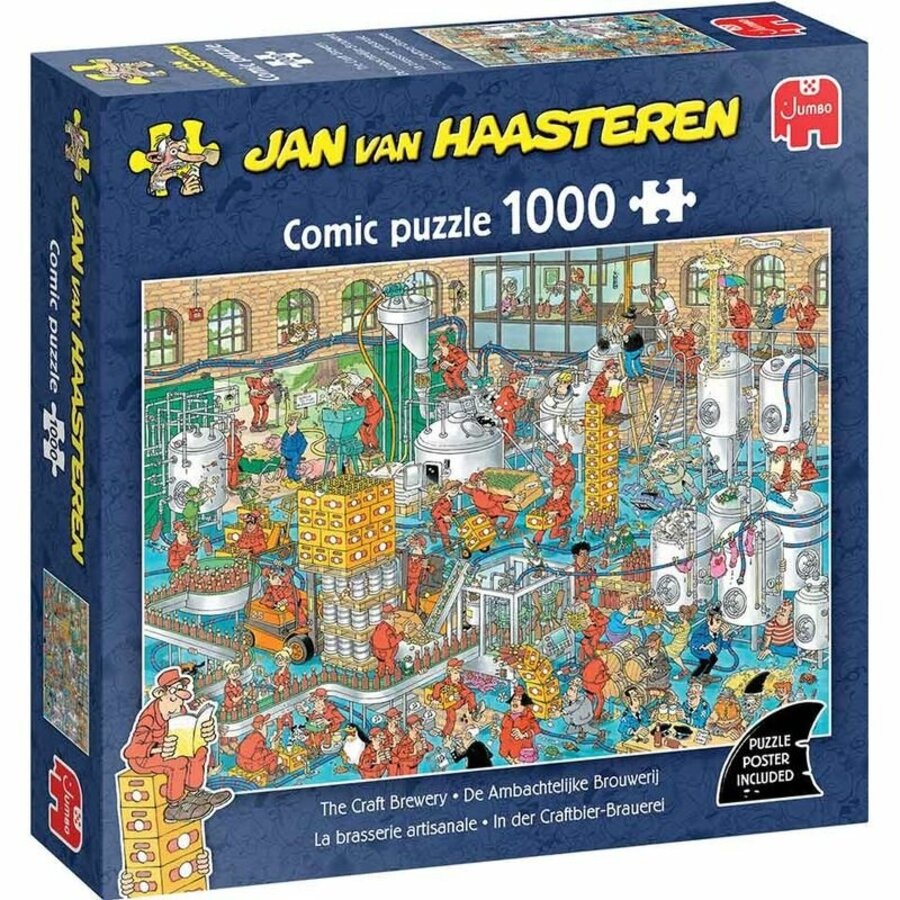 La Brasserie Artisanale  - Jan van Haasteren - puzzle de 1000 pièces-1