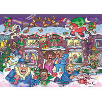 thumb-PRE-ORDER - Wasgij Noël  22 - Not so silent night! - 2 puzzles de 1000 pièces-4