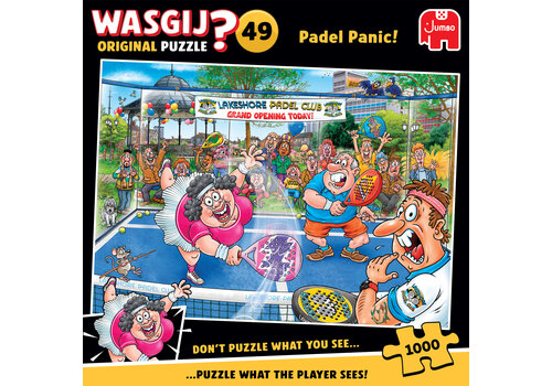  Jumbo PRE-ORDER - Wasgij Original 49 - Padel Panic! - 1000 pièces 