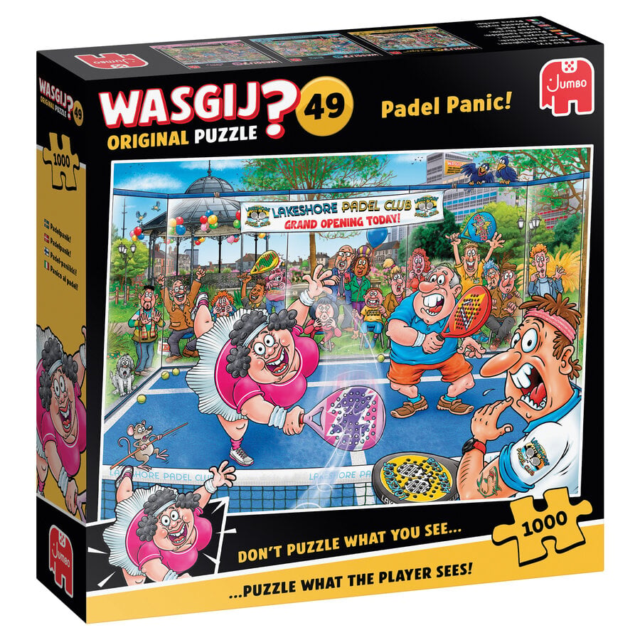 PRE-ORDER - Wasgij Original 49 - Padel Panic! - 1000 pièces-2