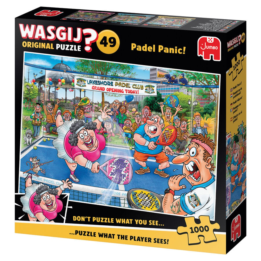 PRE-ORDER - Wasgij Original 49 - Padel Panic! - 1000 pièces-3