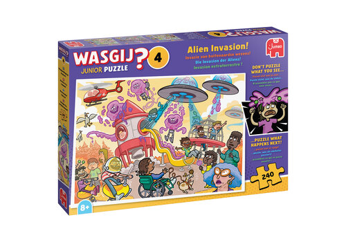  Jumbo PRE-ORDER - Wasgij Junior 4  - Alien Invasion - 240 pièces 
