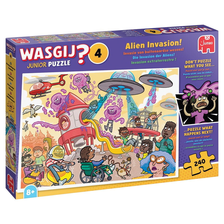 PRE-ORDER - Wasgij Junior 4 - Invasie van buitenlandse wezens! - 240 stukjes-1