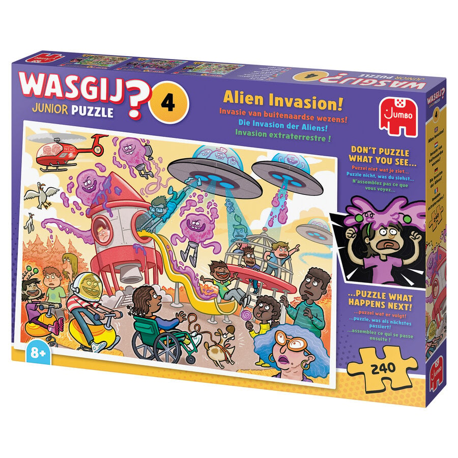PRE-ORDER - Wasgij Junior 4 - Invasie van buitenlandse wezens! - 240 stukjes-2