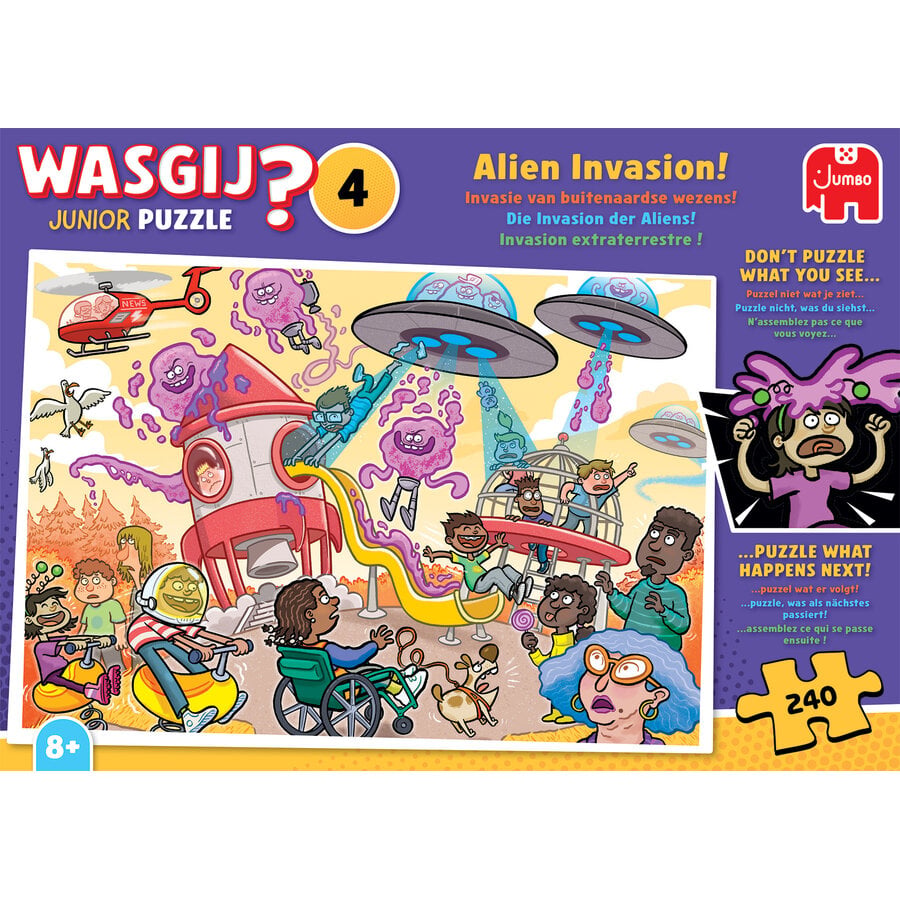 PRE-ORDER - Wasgij Junior 4 - Invasie van buitenlandse wezens! - 240 stukjes-3