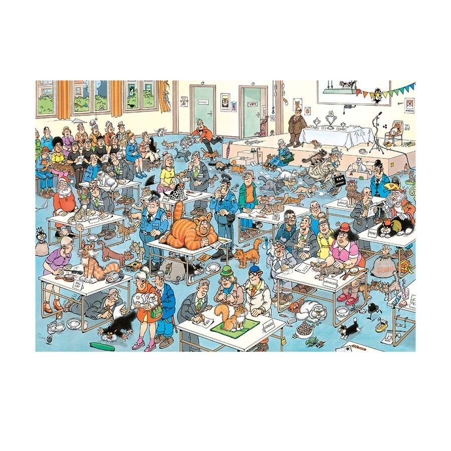 The Cat Pageantry - Jan van Haasteren - puzzle of 1000 pieces-3