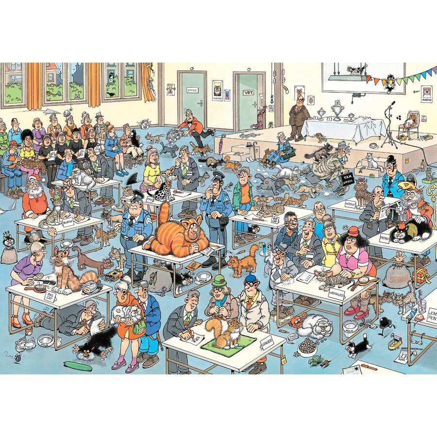 The Cat Pageantry - Jan van Haasteren - puzzle of 1000 pieces-2