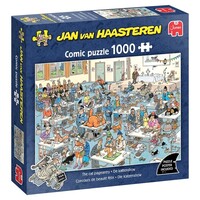 thumb-Concours de Beauté Félin - Jan van Haasteren - puzzle de 1000 pièces-1