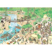 thumb-Jungle Tour- Jan van Haasteren - puzzle of 1000 pieces-2