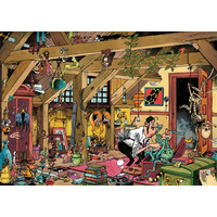 thumb-The Bachelor - Jan van Haasteren Oldtimers - puzzle of 1000 pieces-2