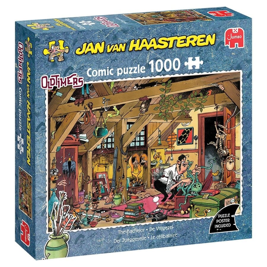 The Bachelor - Jan van Haasteren Oldtimers - puzzle of 1000 pieces-1