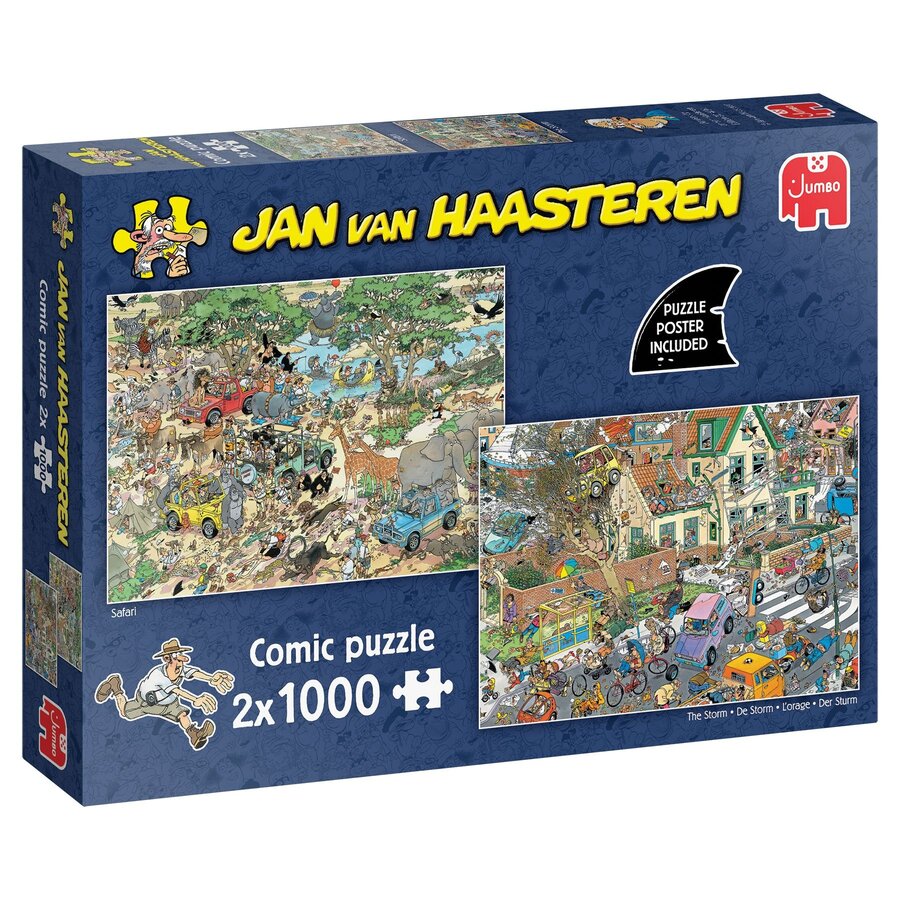 Safari & Storm - Jan van Haasteren - 2x1000 pièces-1