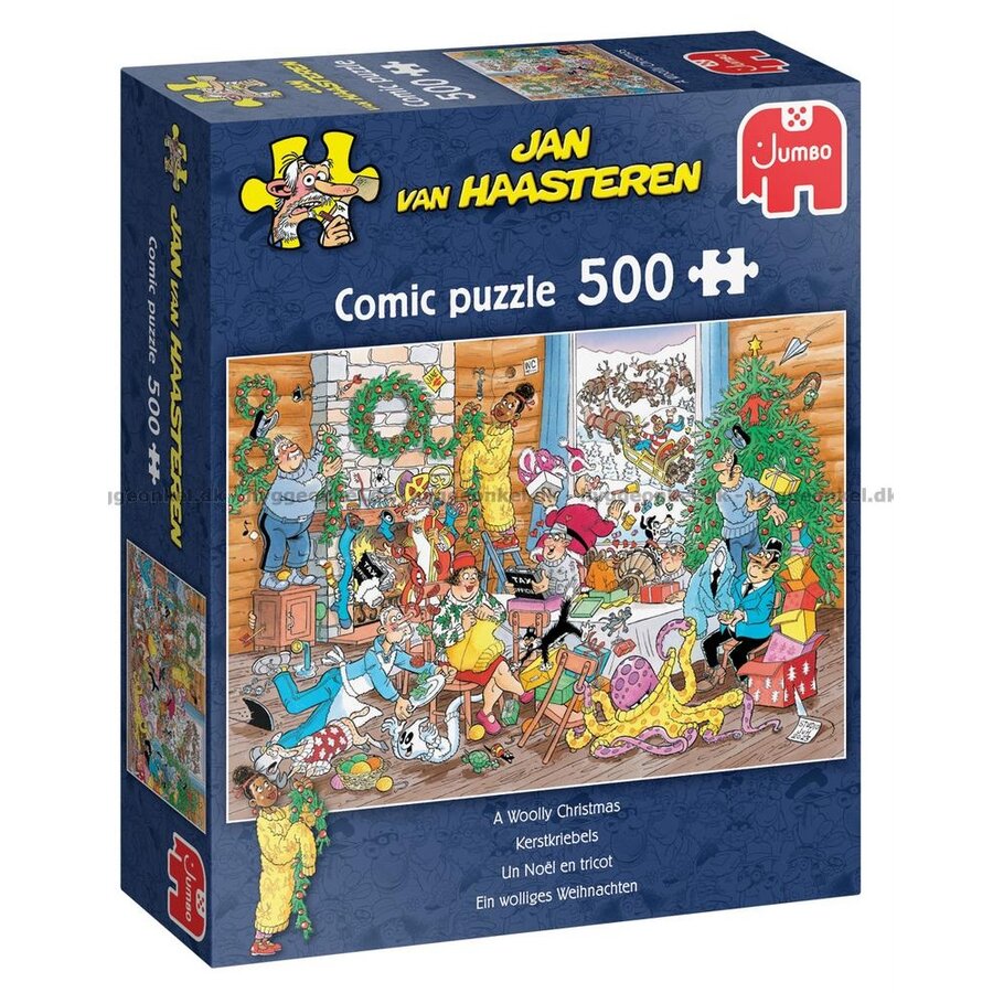 Un Noël en tricot -  Jan van Haasteren - puzzle de 500 pièces-3