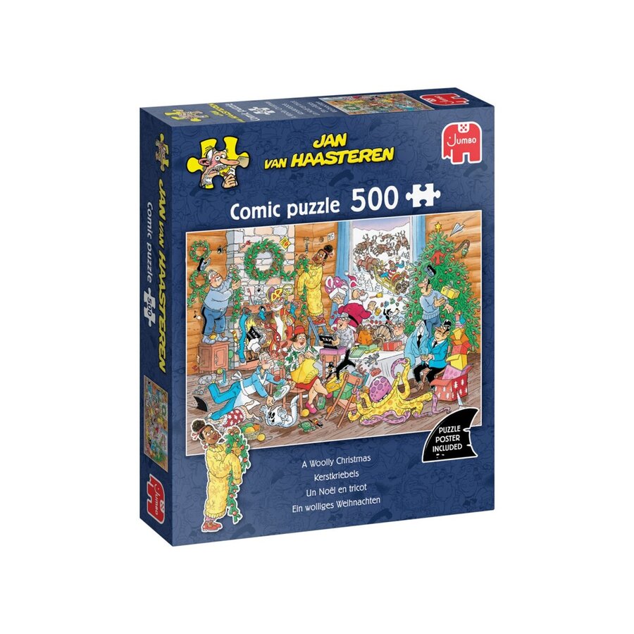 A Woolly Christmas - Jan van Haasteren - puzzle of 500 pieces-1