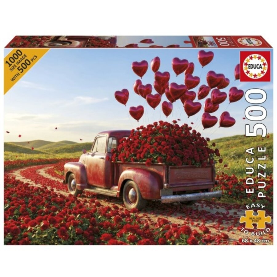 Valentine’s Pickup  -  jigsaw puzzle of 500 pieces-3