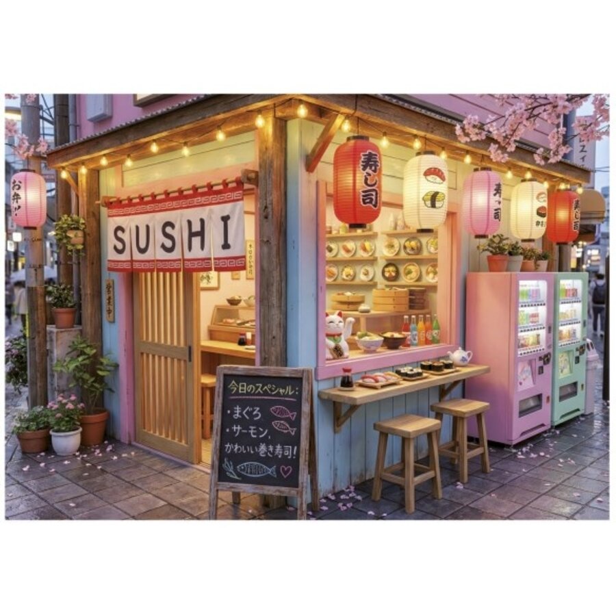 Kawaii Sushi  - puzzle of 1000 pieces-2