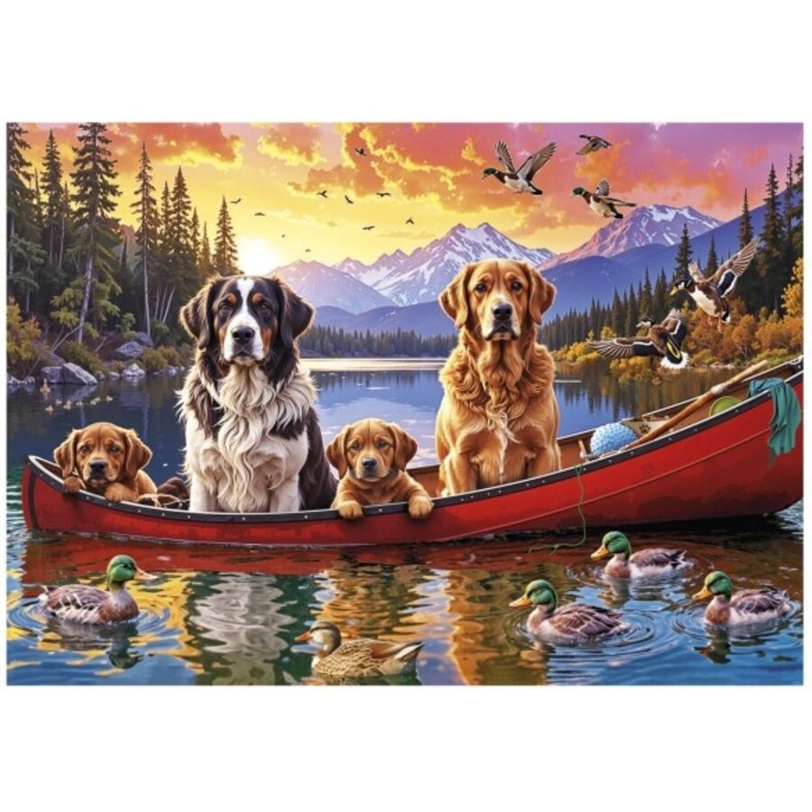 Dimanche avec les Enfants  - puzzle de 2000 pièces-2