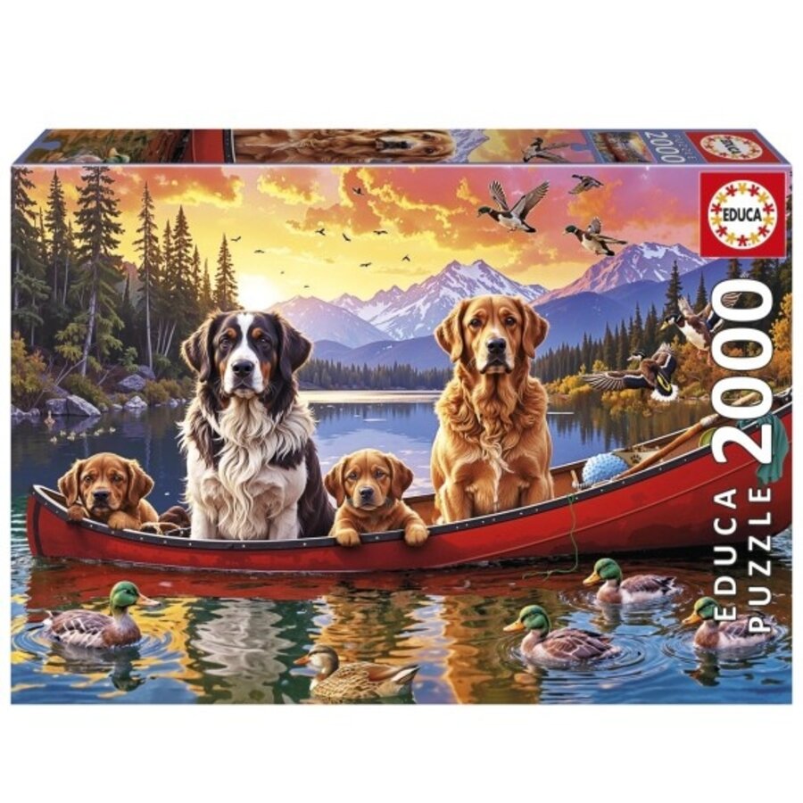 Sunday with the Kids - jigsaw puzzle of 2000 pieces-3