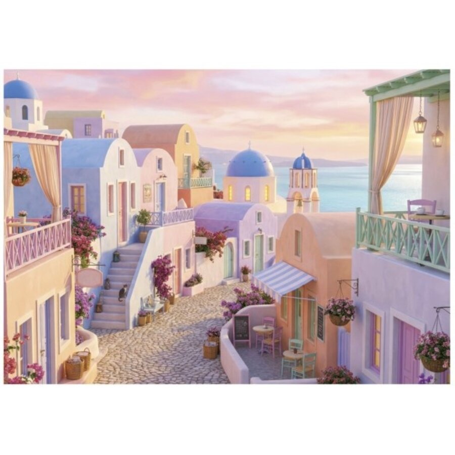 Santorini de Rêve - puzzle de 1000 pièces-2