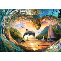 thumb-Sunset splash - puzzle of 1000 pieces-2