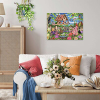 thumb-De vogelvoedertafel - puzzel van  1000 stukjes-5