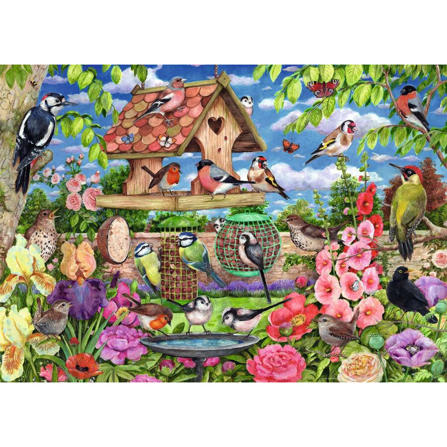 De vogelvoedertafel - puzzel van  1000 stukjes-2