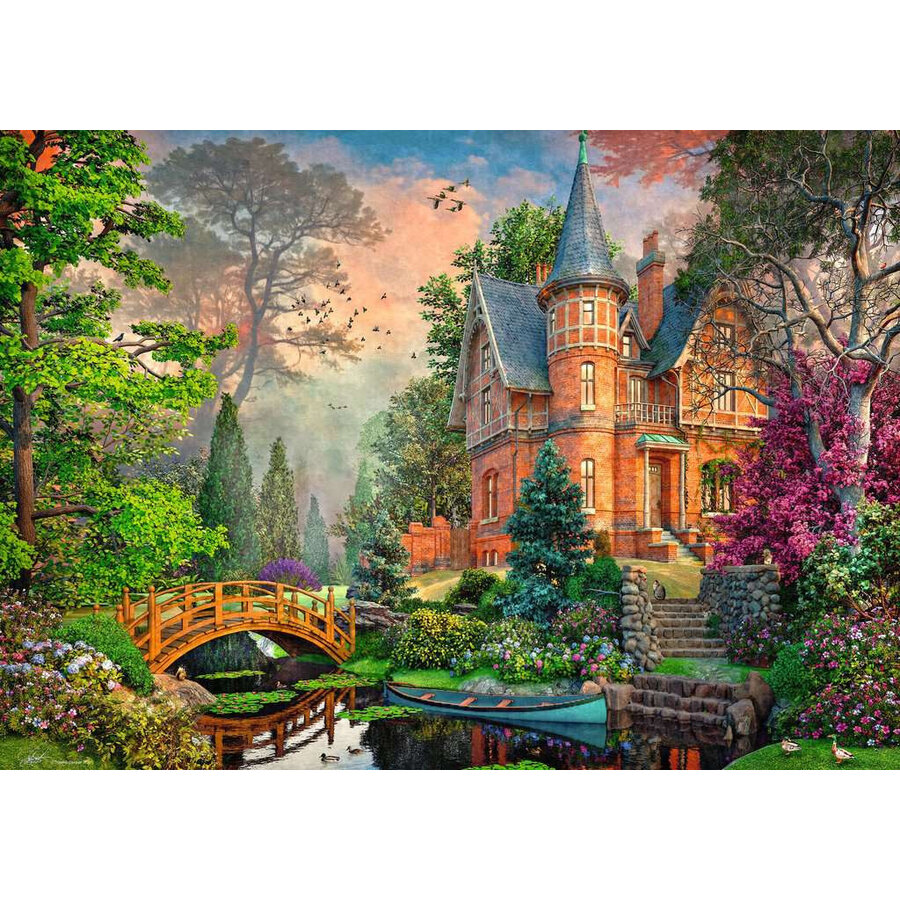 Terracotta Mansion - Dominic Davison - puzzle de 1000 pièces-2