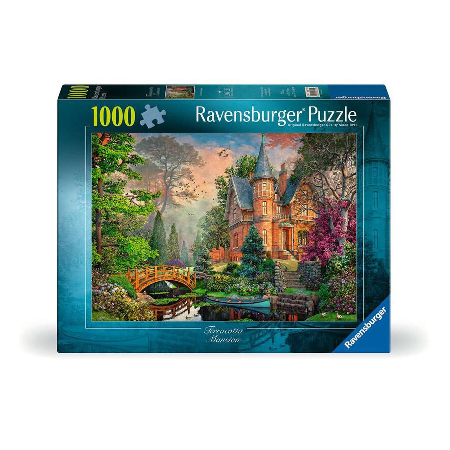 Terracotta Mansion - Dominic Davison - puzzle de 1000 pièces-1